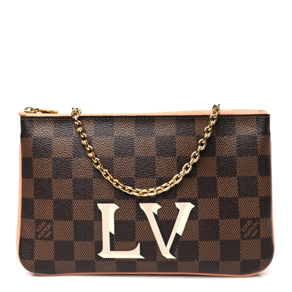 Louis Vuitton Damier Ebene Double Zip #183156L92B - Picture 1 of 10